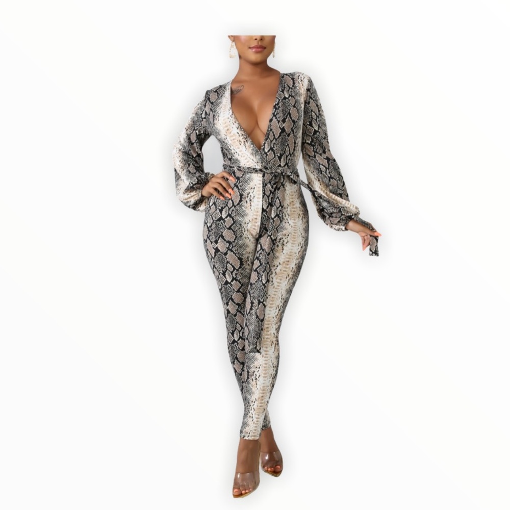 Snake print Jumpsuit